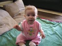 Paige sitting up